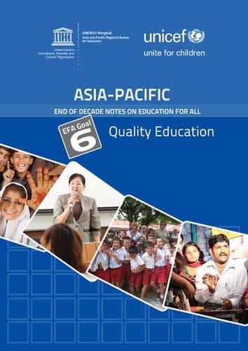 EFA goal 6 Quality education