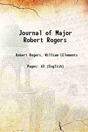 Journal Of Major Robert Rogers 1918