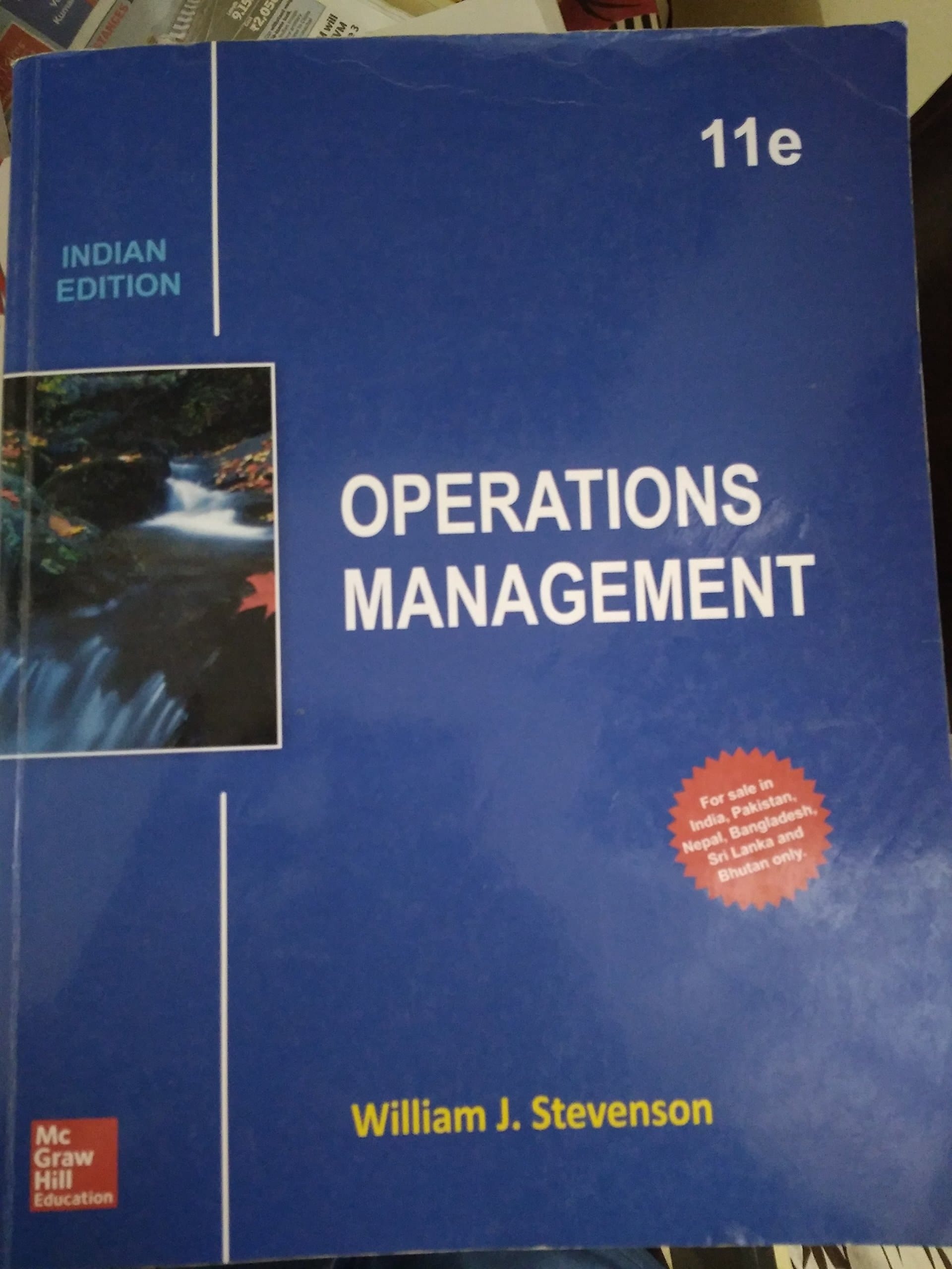 Operations Management [Paperback] [Jan 01, 2015] William Stevenson