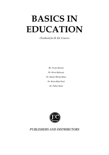Basics in Education