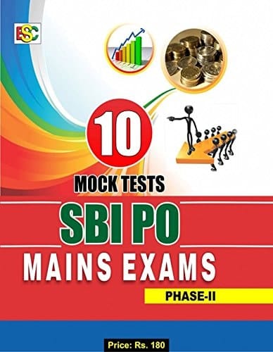 10 Mock Tests SBI PO Mains Exams Phase-II