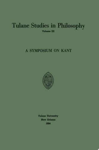 A Symposium on Kant