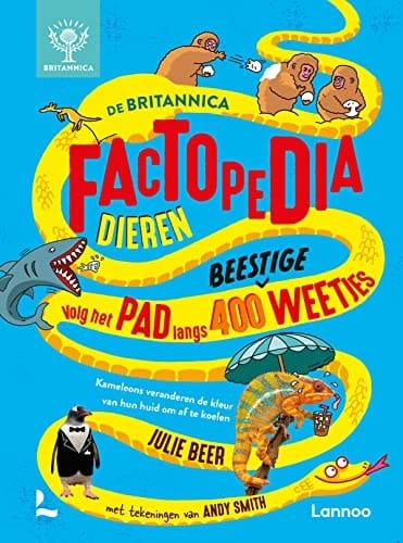 De Britannica factopedia dieren volg het pad langs 400 beestige weetjes