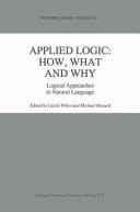 Applied Logic How, What and Why