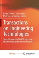 Transactions on Engineering Technologies Special Issue of the World Congress on Engineering and Computer Science 2013