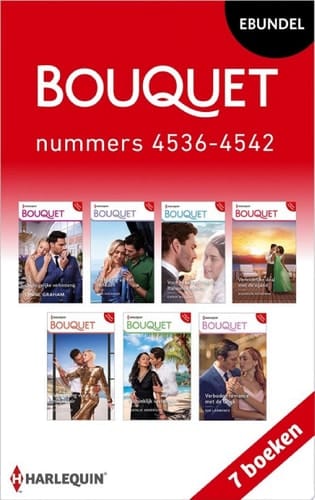 Bouquet e-bundel nummers 4536 - 4542 Onmogelijke verbintenis / Verleiding uit het verleden / Voor het altaar met de Italiaanse tycoon / Verleidelijke deal met de vijand / Verrassing voor de miljardair / Koninklijk verlangen / Verboden romance met de Griek 7-in-1
