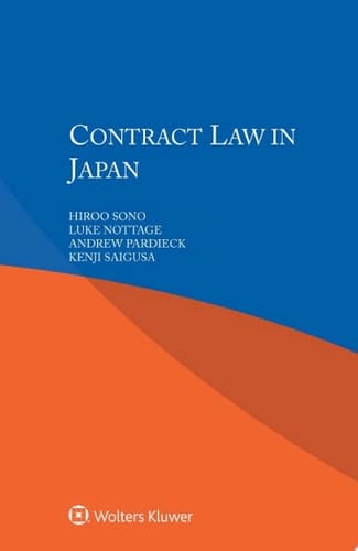 Contract Law in Japan