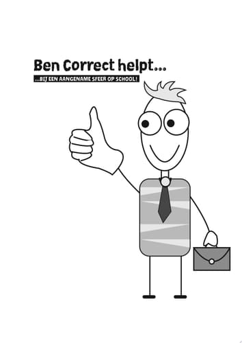 Ben Correct helpt... bij een aangename sfeer op school!
