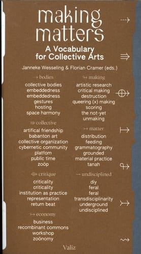 Making Matters A Vocabulary for Collective Arts