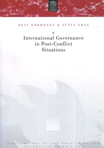 International Governance in Post-conflict Situations