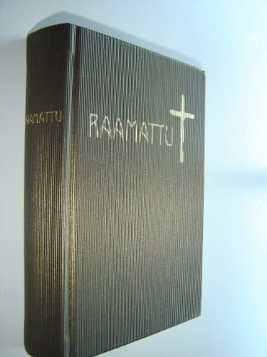 Finnish Bible Raamattu CROSS with Apocrypha / Pyha Raamattu by Suomen Bible Society (Finnish Edition)