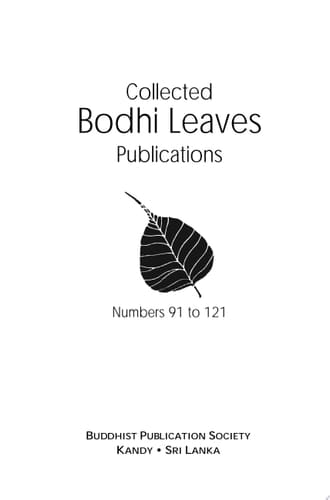 Collected Bodhi Leaves Volume IV Numbers 91 to 121