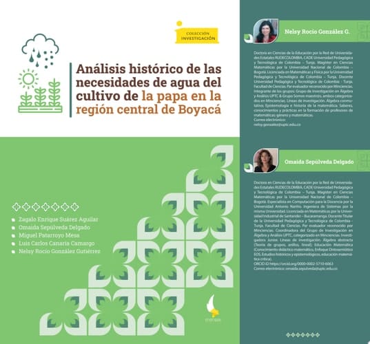 Análisis histórico de las necesidades de agua del cultivo de la papa en la región central de Boyacá