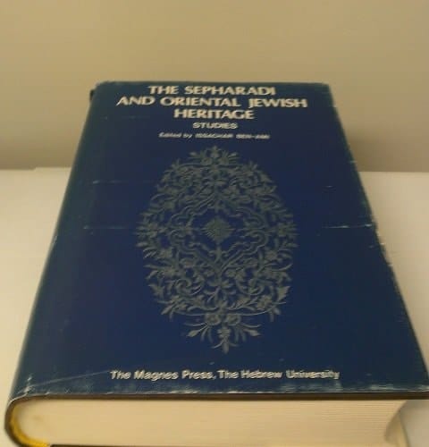 The Sepharadi and Oriental Jewish heritage: Studies