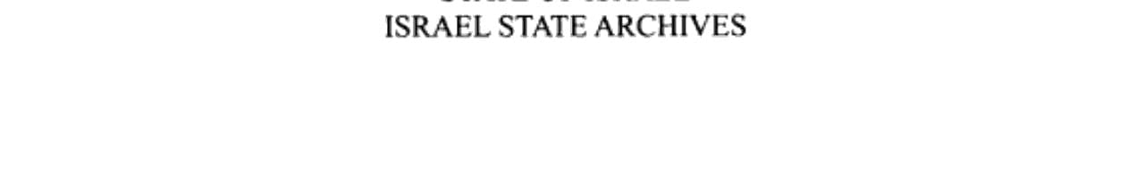 Documents on the foreign policy of Israel January-October 1956