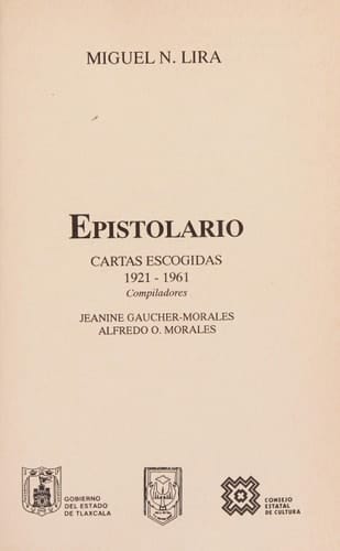 Epistolario cartas escogidas, 1921-1961