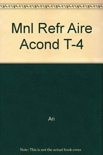 Manual de aire acondicionado y refrigeración V. IV
