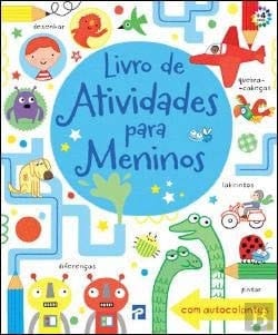 Livro de atividades para meninos