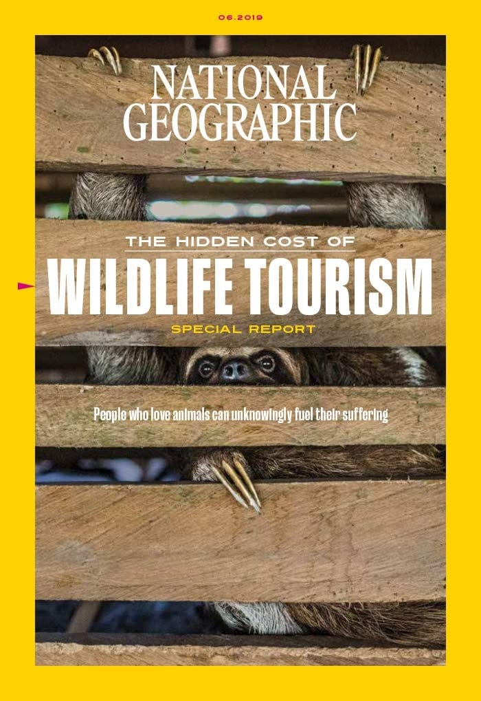 National Geographic Magazine (June, 2019) The Hidden Cost Of Wildlife Tourism