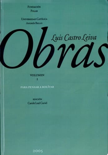 Para pensar a Bolívar