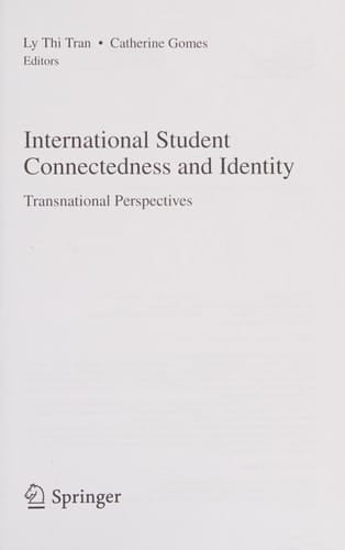 International Student Connectedness and Identity Transnational Perspectives