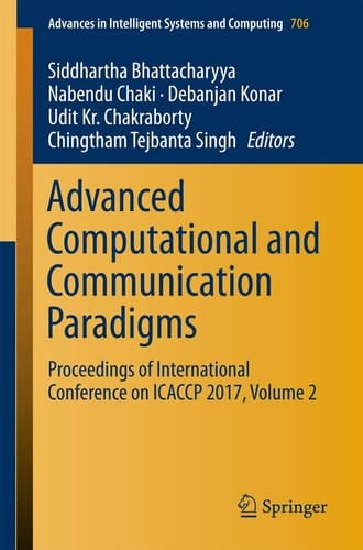 Advanced Computational and Communication Paradigms Proceedings of International Conference on ICACCP 2017, Volume 2