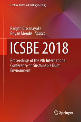 ICSBE 2018 Proceedings of the 9th International Conference on Sustainable Built Environment