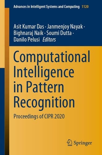 Computational Intelligence in Pattern Recognition Proceedings of CIPR 2020