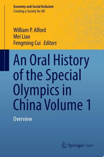 An Oral History of the Special Olympics in China Volume 1 Overview