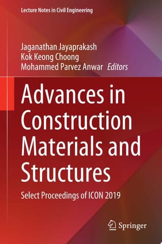 Advances in Construction Materials and Structures
