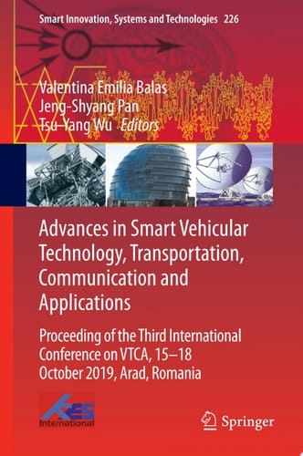 Advances in Smart Vehicular Technology, Transportation, Communication and Applications