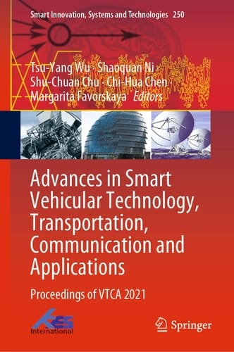 Advances in Smart Vehicular Technology, Transportation, Communication and Applications Proceedings of VTCA 2021