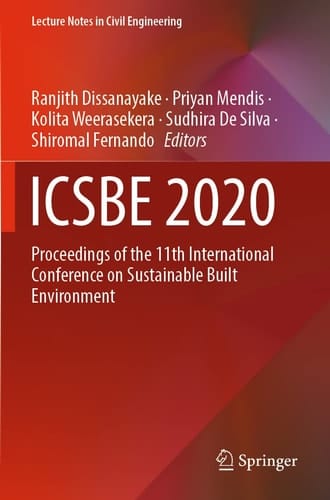 ICSBE 2020 Proceedings of the 11th International Conference on Sustainable Built Environment