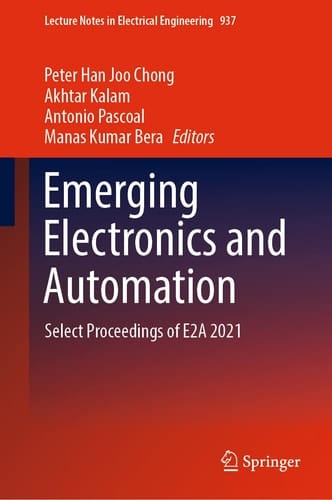 Emerging Electronics and Automation Select Proceedings of E2A 2021
