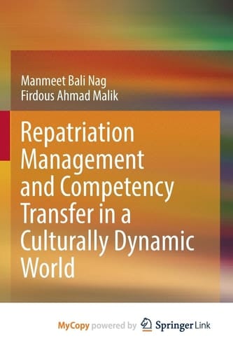Repatriation Management and Competency Transfer in a Culturally Dynamic World
