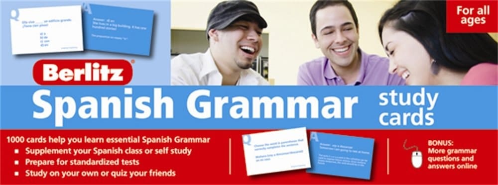 Spanish Grammar - Berlitz Study Cards