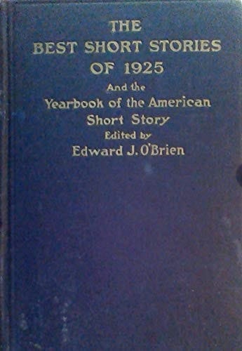 Best Short Stories: 1925