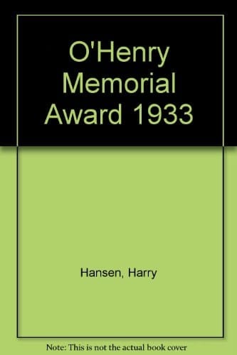 O'Henry Memorial Award 1933