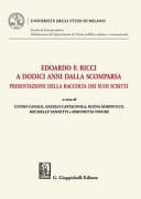 Edoardo F. Ricci a dodici anni dalla scomparsa