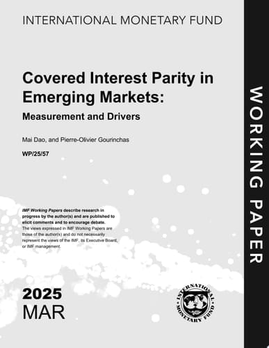 Covered Interest Parity in Emerging Markets Measurement and Drivers