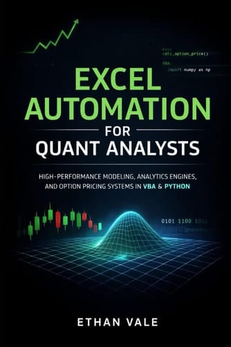 Excel Automation for Quant Analysts: High-Performance Modelling, Analytics Engines, and Option Pricing Systems in VBA & Python