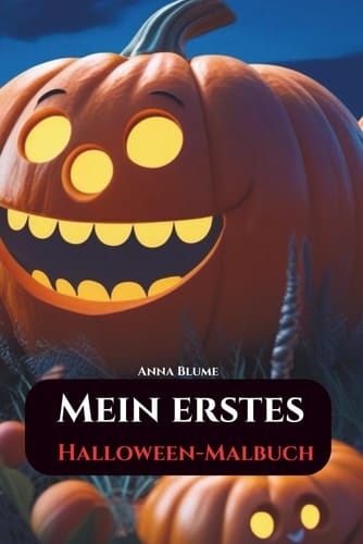 Mein erstes Halloween-Malbuch: Ab 3 Jahren, viele verschiedene Motive zum Ausmalen (German Edition)