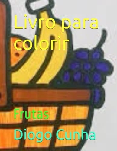 Livro para colorir: Frutas (Portuguese Edition)