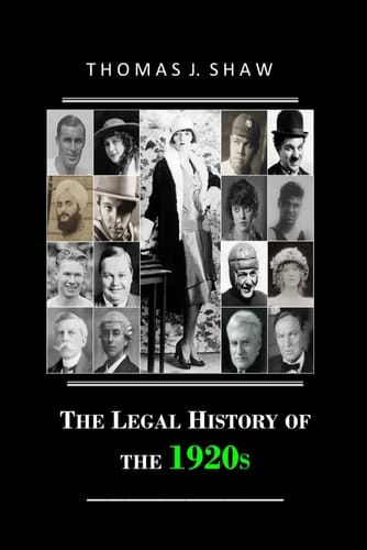 The Legal History of the 1920s
