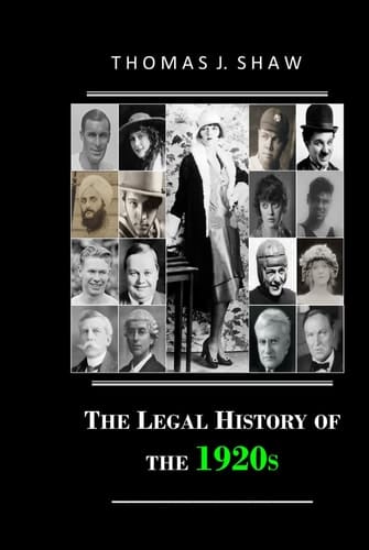 The Legal History of the 1920s
