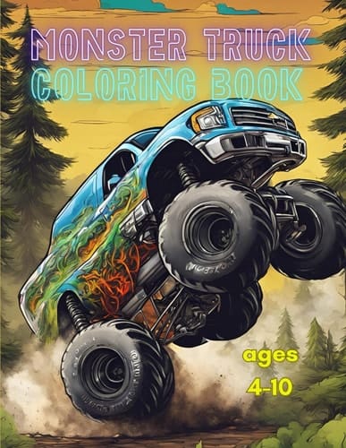 Monster Truck Coloring Book Use Your Imagination to Color It.