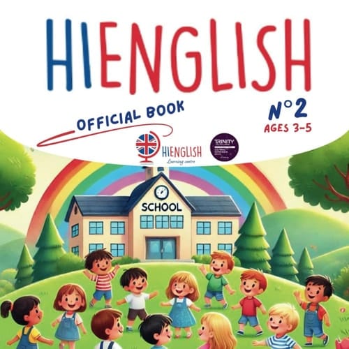 HI ENGLISH N°2: PRESCHOOL BOOK 3-5 YEARS - OFFICIAL BOOK N2