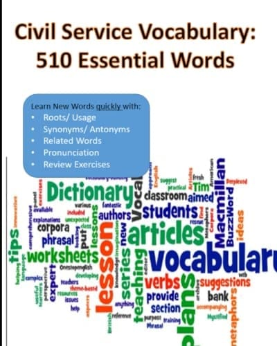 Civil Service Vocabulary: 510 Essential Words