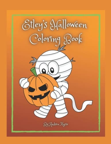Etley's Halloween Coloring Book