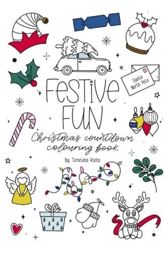 Festive Fun Christmas Countdown Colouring
